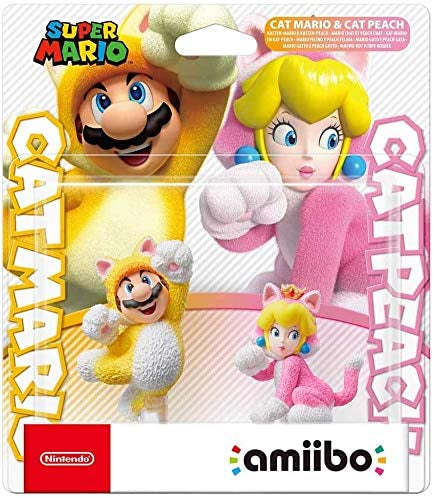 Amiibo: Cat Mario & Peach Set (Super Mario 3D World)-1