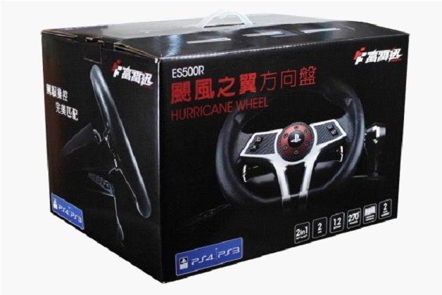 FlashFire ES500R 飓风之翼 赛车方向盘连脚踏套装-2