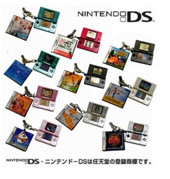 NDS Mascot 2 遊戲咭收納盒電話繩扭蛋 (套裝)