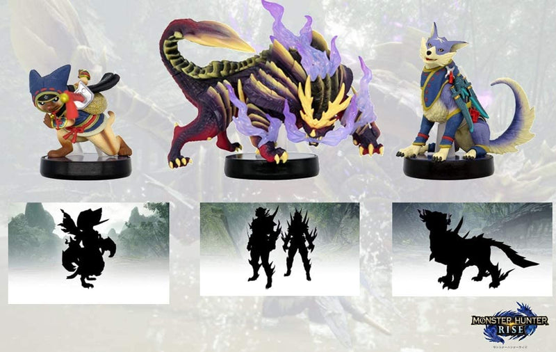 Amiibo: Magnamalo + Palico + Palamute (Monster Hunter Rise)-2