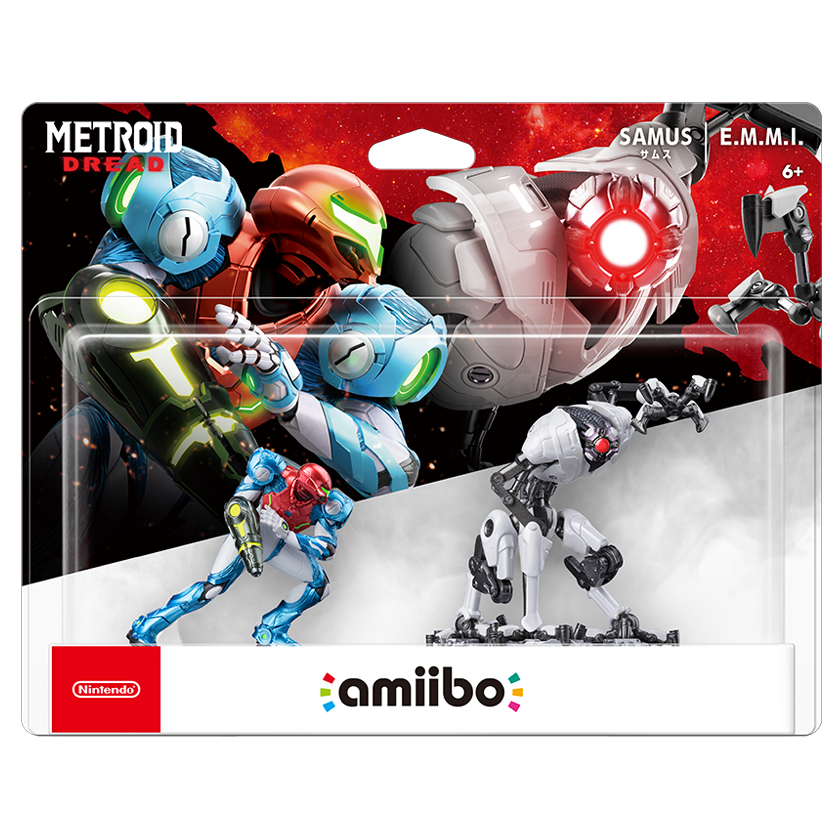 Amiibo Figure: Samus  + EMMI (銀河戰士 生存恐懼)
