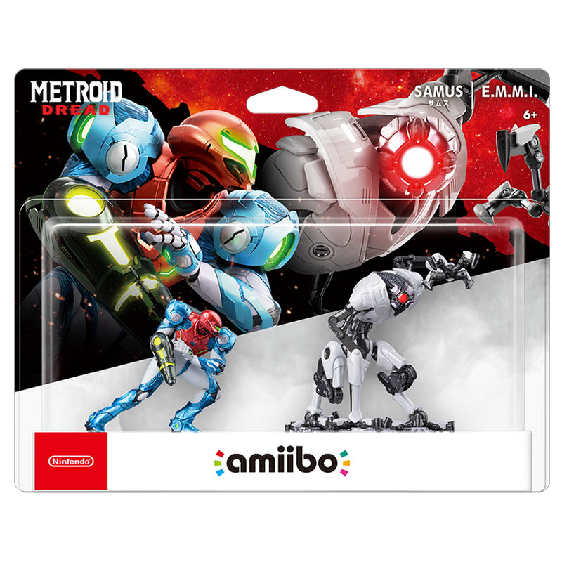 Amiibo Figure: Samus + EMMI  (Metroid Dread)-1