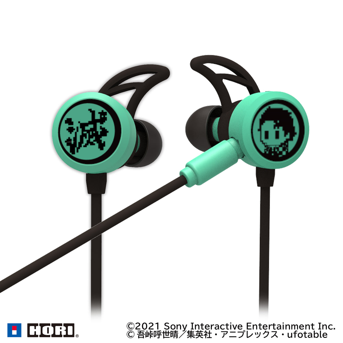 PS5/ PS4/ PC Demon Slayer: Kimetsu No Yaiba Gaming Headphones in Ear (Tanjirou, HORI)-1