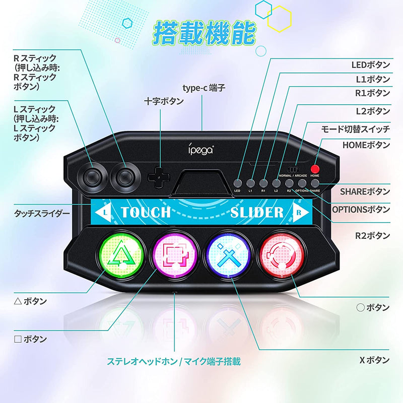 初音 Miku Project DIVA Future Tone DX專用迷你控制器 (黑色)-6