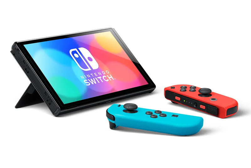 OLED Switch Console (Red / Blue)-4