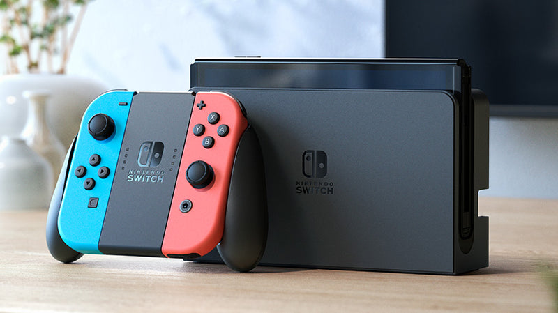 OLED Switch Console (Red / Blue)-5