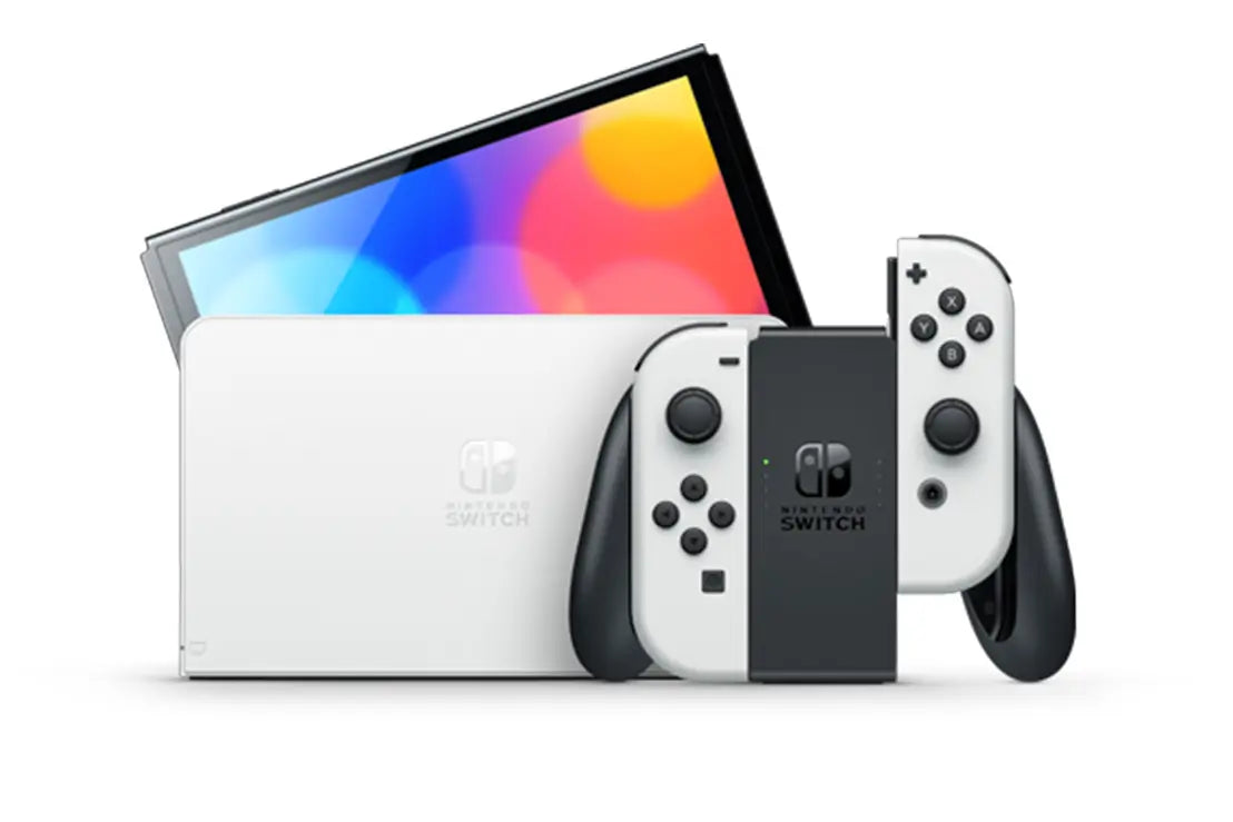 OLED Switch Console (White)