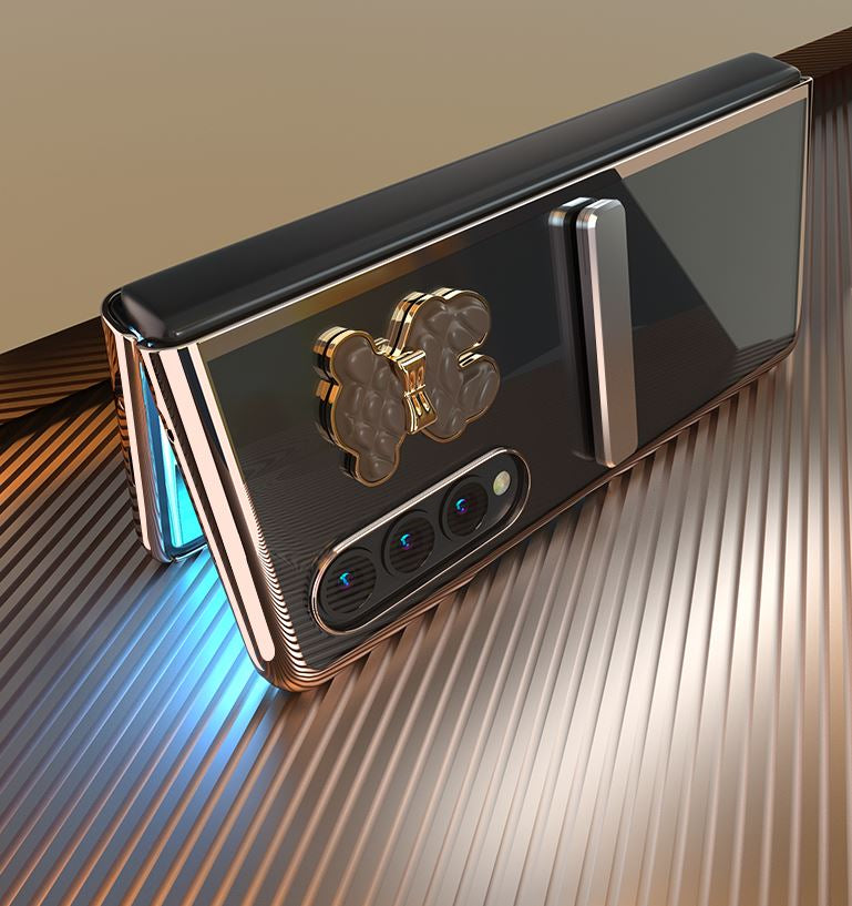 Personalized Deluxe Phone Case for Samsung Galaxy Z Fold 3 (Set)-5