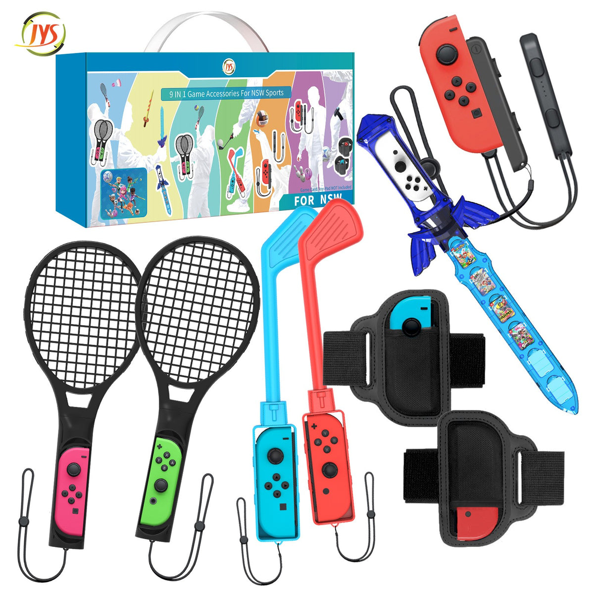 Switch Sports 9合1 运动配件套装 (JYS)