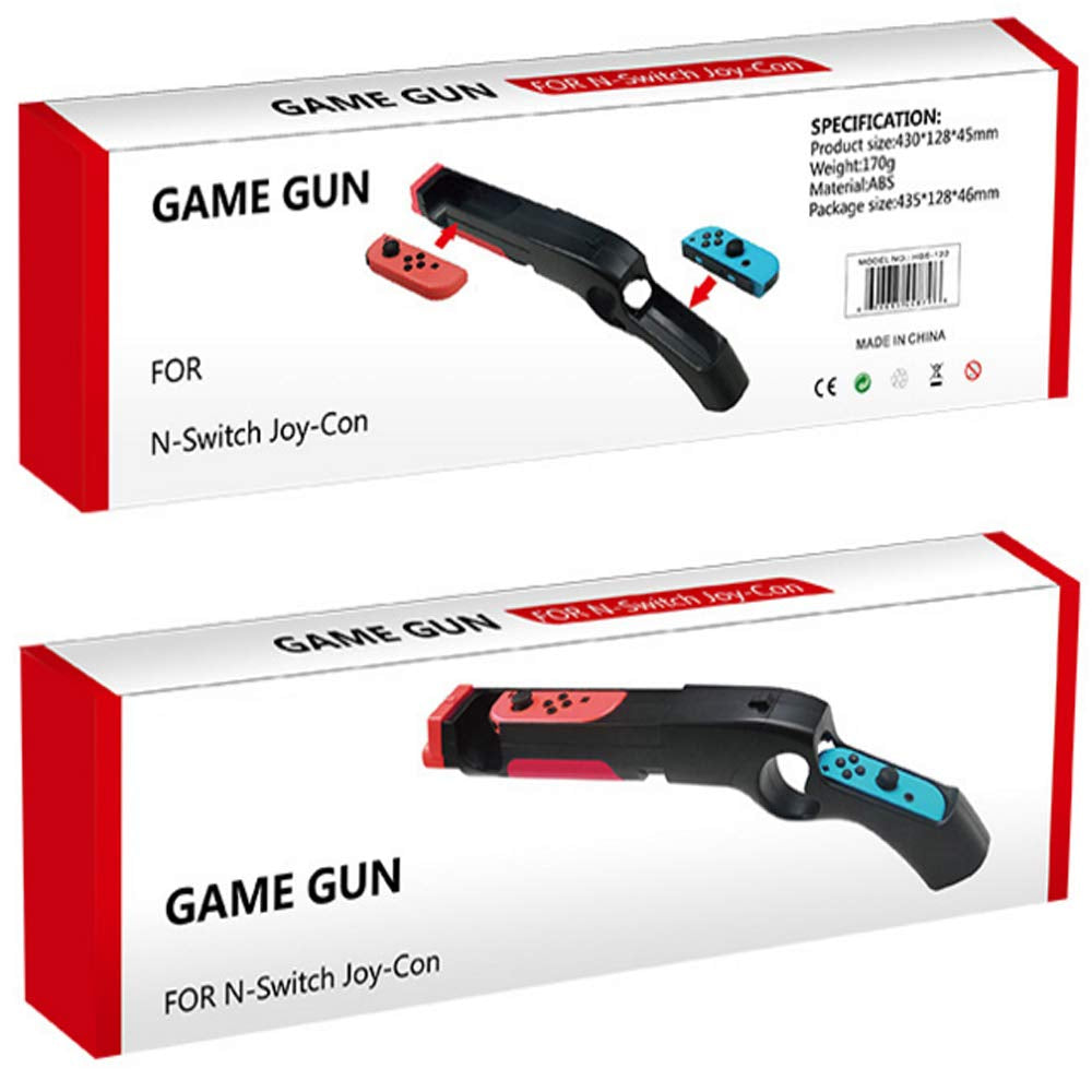 Joy-con 體感手槍 (黑紅色, i-Play)-5