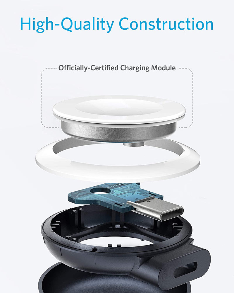 Apple Watch MFI认证 Type-C 便携磁力快速充电器 (ANKER)-3