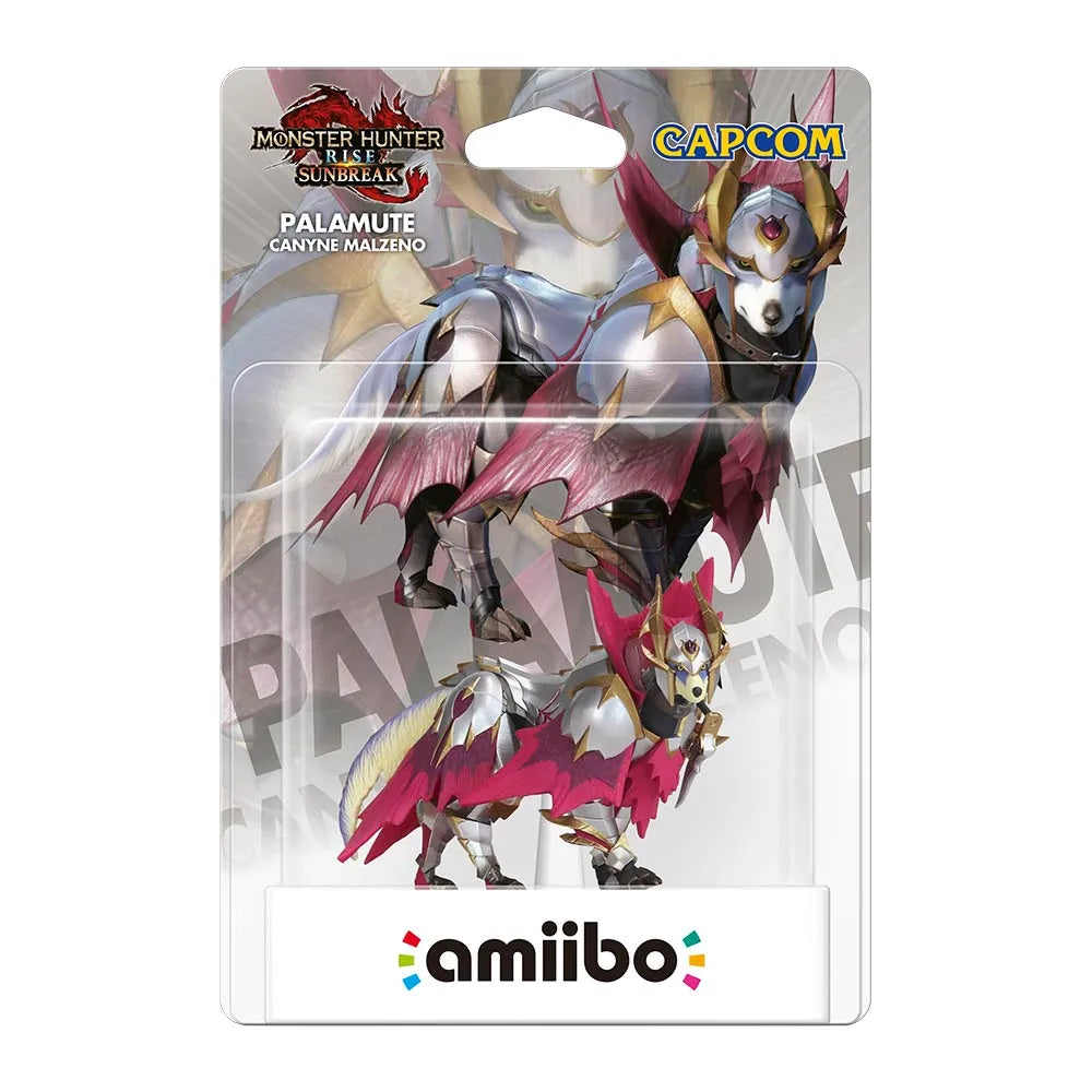 Amiibo:  隨從加爾克 - 爵銀龍犬 (Monster Hunter Rise Sunbreak)-1