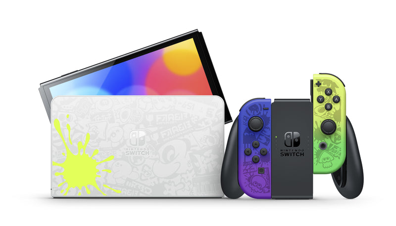 OLED Switch 主机 (漆弹大作战3 限定版)-2