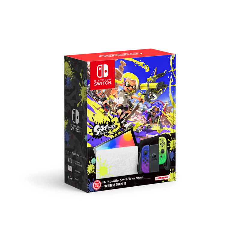 OLED Switch 主机 (漆弹大作战3 限定版)-1