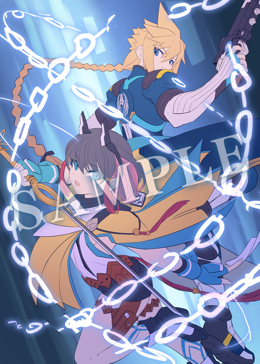 Azure Striker Gunvolt 3 Limited A4 Folder (Kinds A)