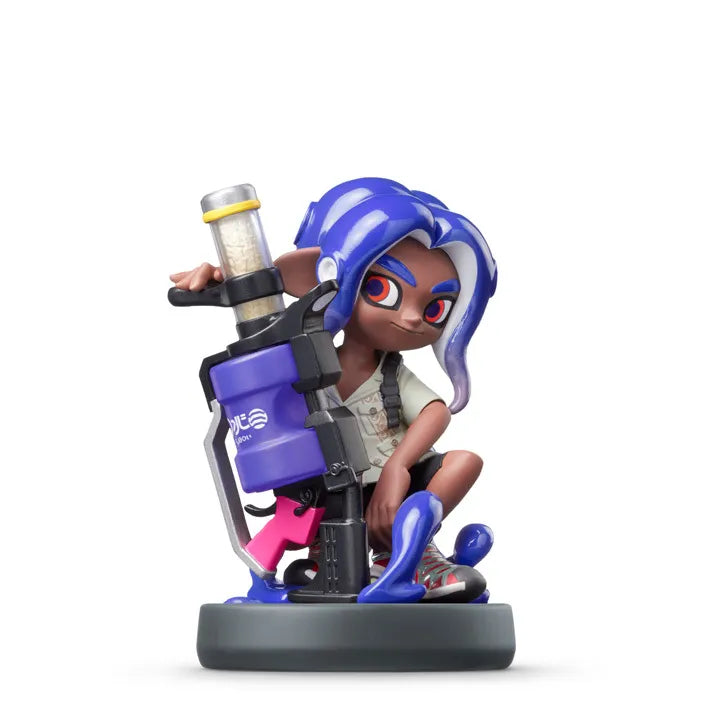 Amiibo Figure: Blue Octoling (漆彈大作戰 3)