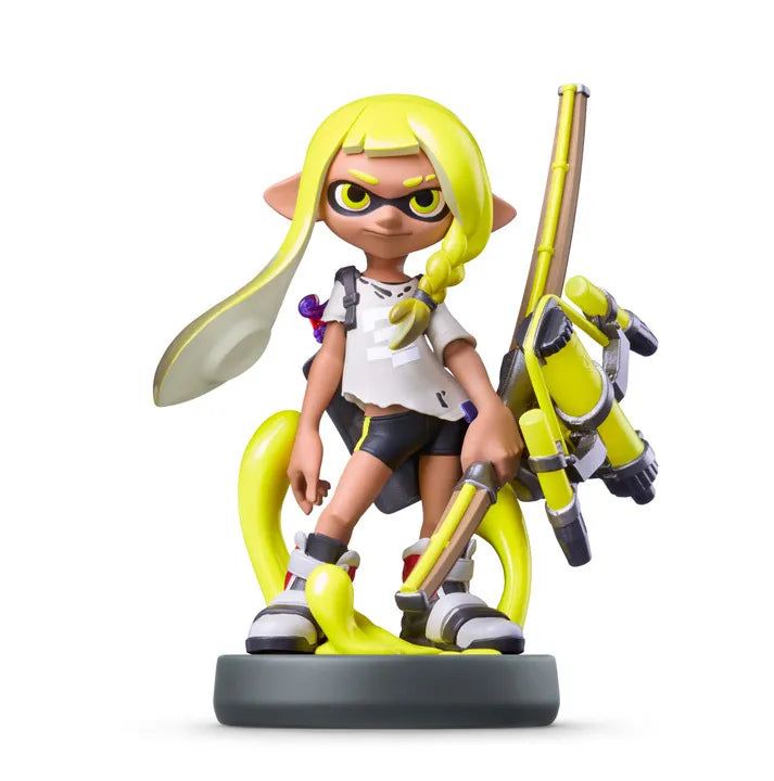 Amiibo Figure: Yellow Inkling (漆彈大作戰 3)