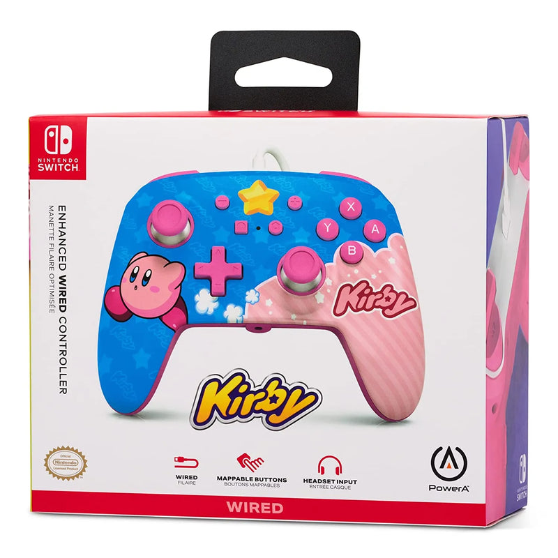 NS Wired Controller 有線手掣 (Kirby, PowerA) [香港行貨]-1