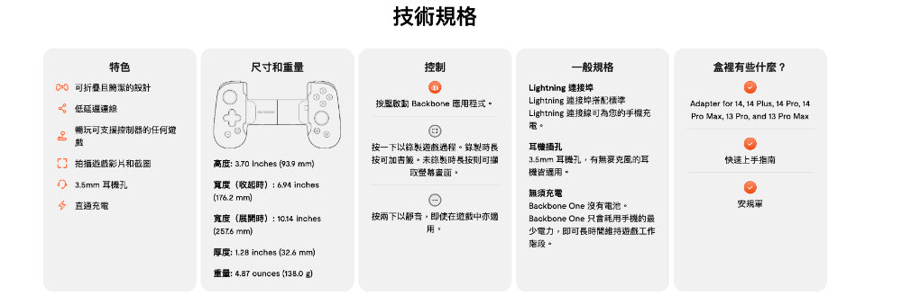 Backbone One Controller for iPhone-7