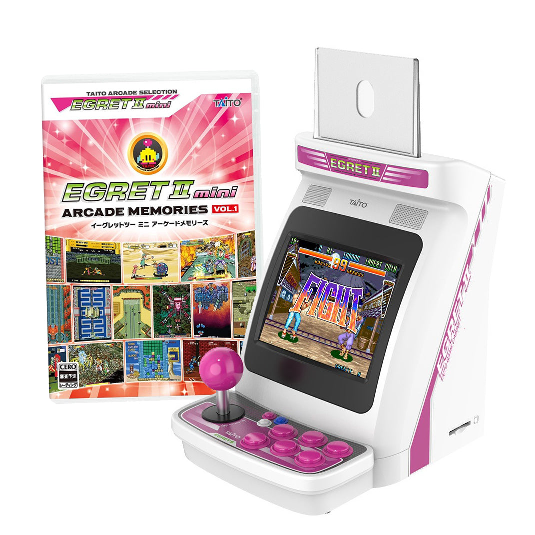 TAITO Egret II mini Console + TAITO Egret II Mini Arcade Memories Vol.1