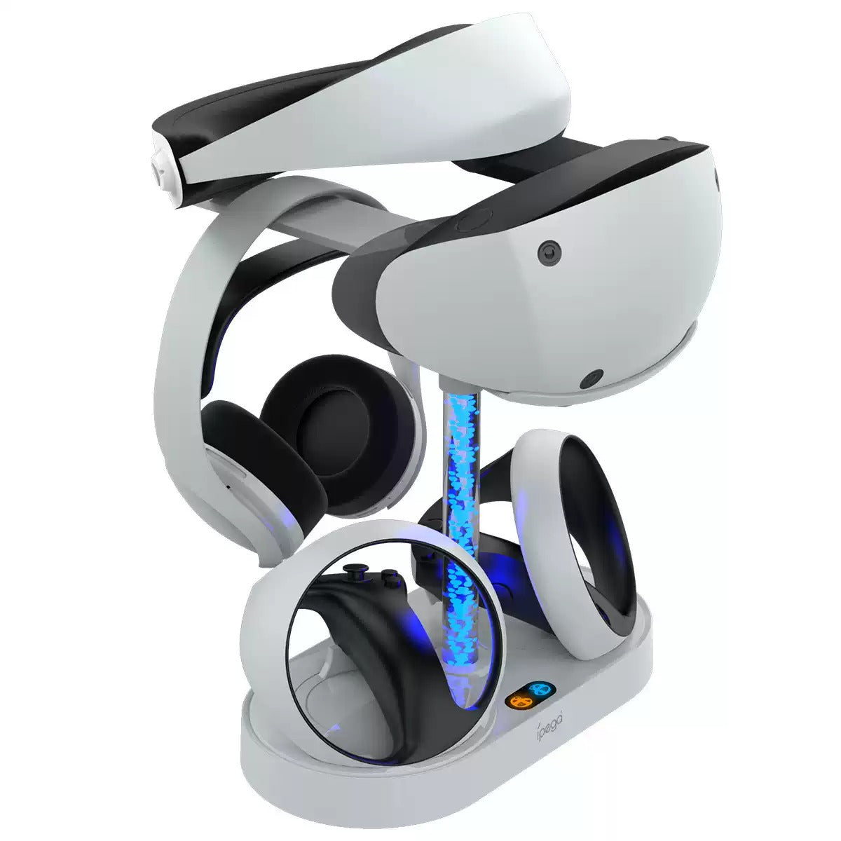 PS VR2 LED發光磁力吸附多功能充電支架 (iPEGA)-3