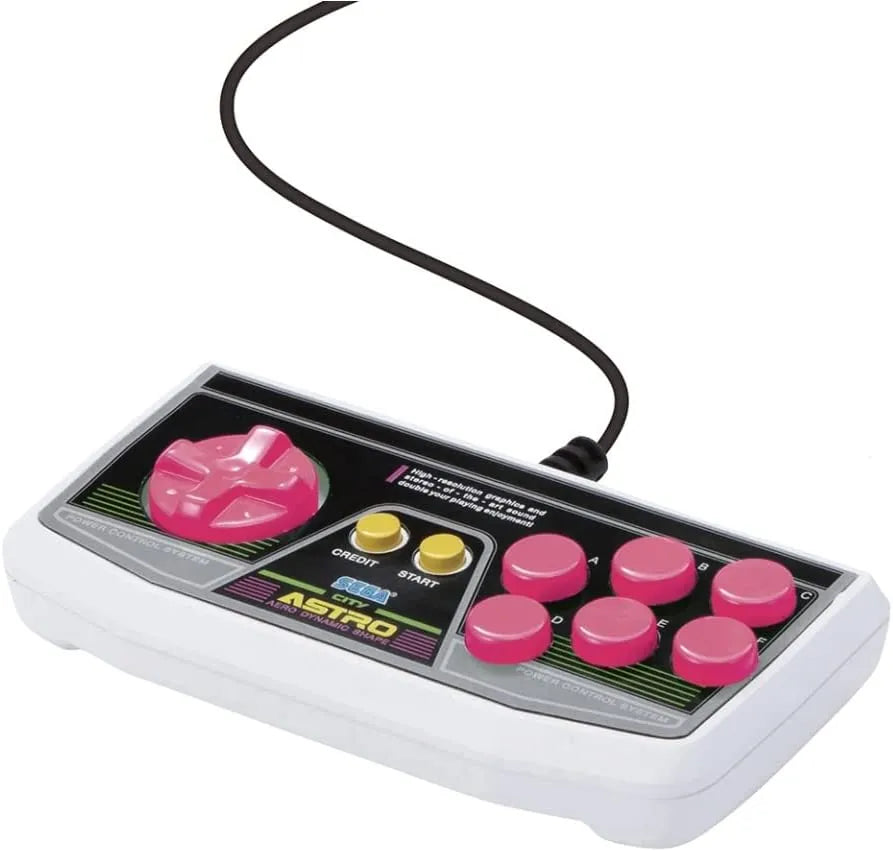 SEGA Astro City Mini Controller (Pink)-1