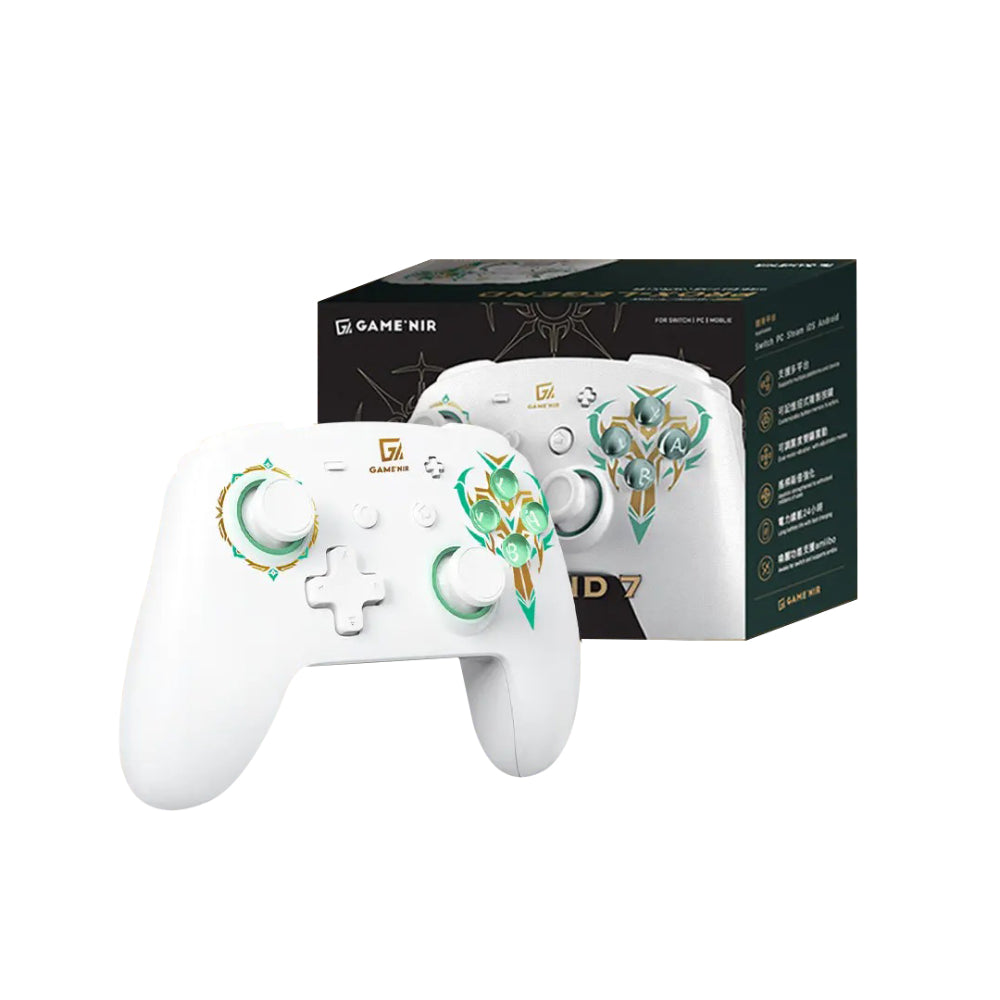 GAME'NIR ProX-LEGEND 7 Wireless LED Pro Controller (White)