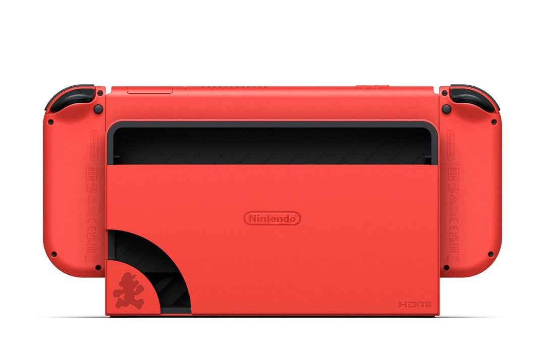 Mario Red Limited OLED Switch Console + Super Mario Wonder (Bundle)-3