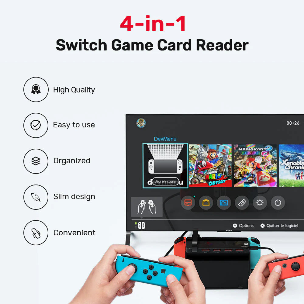 4合1 Switch遊戲卡讀卡器 (UNITEK)-5