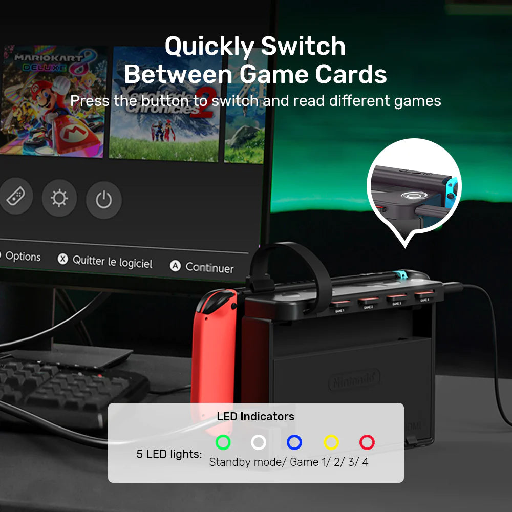 4合1 Switch遊戲卡讀卡器 (UNITEK)-6