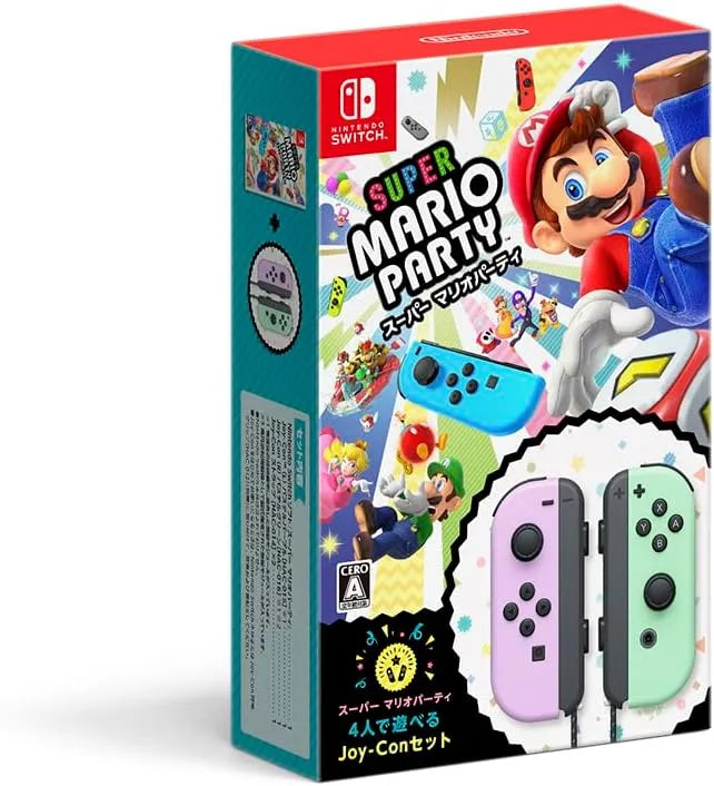 Super Mario Party 游戏连淡雅紫/ 淡雅綠Joy-Con套装