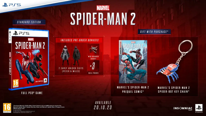 PS5 Slim Console + Spider-man 2 Game Bundle (Blu-ray Rom, HK)-7