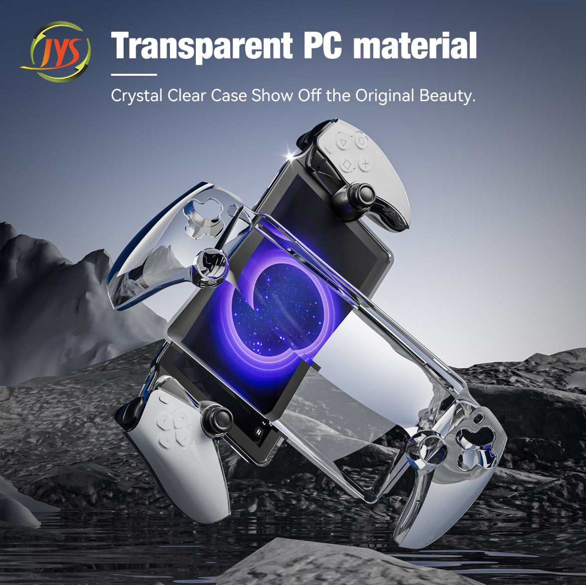 PlayStation Portal Remote Player Anti-Shock Crystal Clear Case