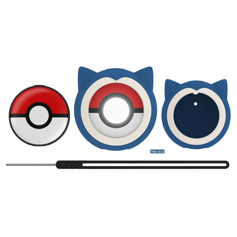 Pokemon GO Plus + 釸胶保护保护套套装 (蓝色, DOBE)-1