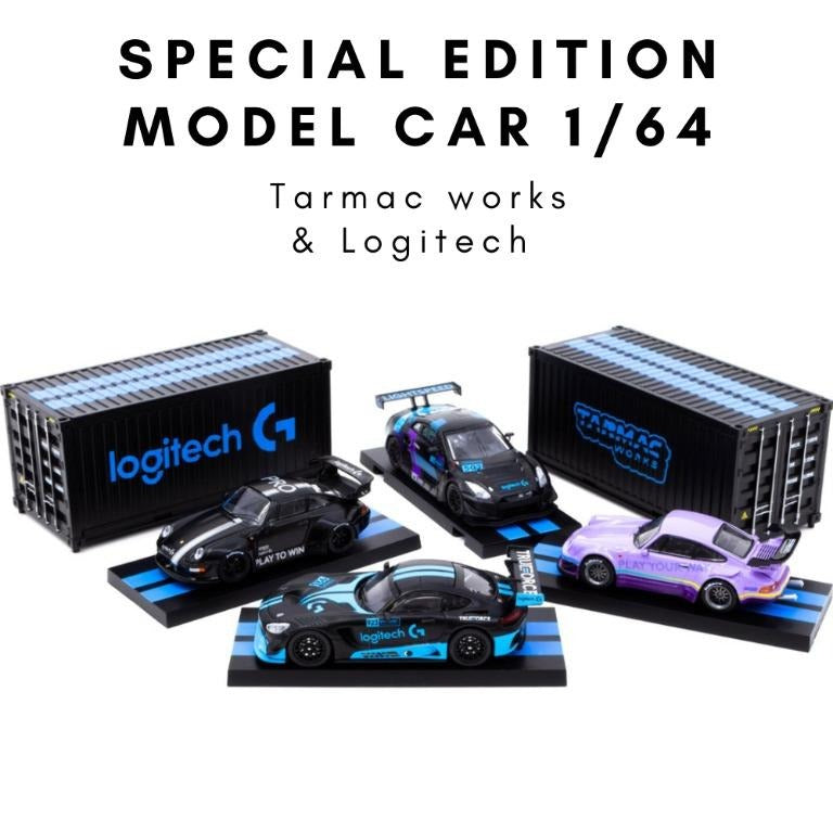 Tarmac works x Logitech G 限量 1/64 跑车模型-1