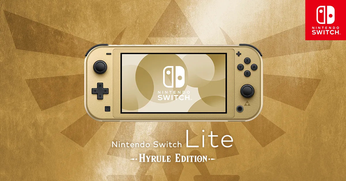 任天堂 Switch Lite 主機 (薩爾達傳說 Hyrule Edition, 香港行貨)-4