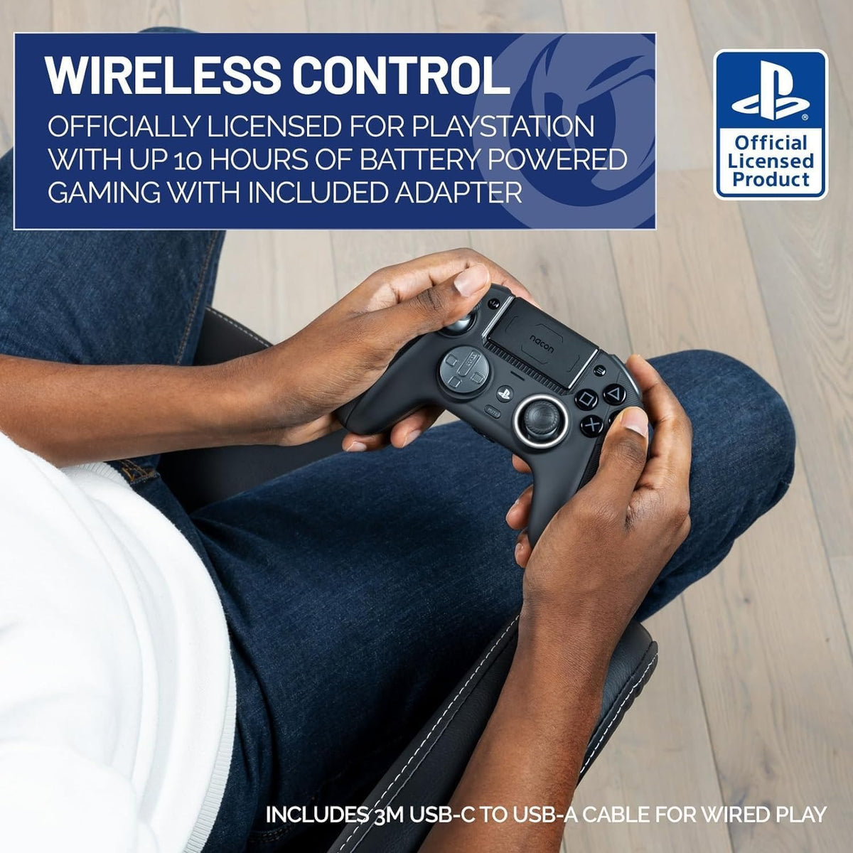 NACON PS5 /PS4 /PC Revolution 5 Pro 控制器 (黑色)