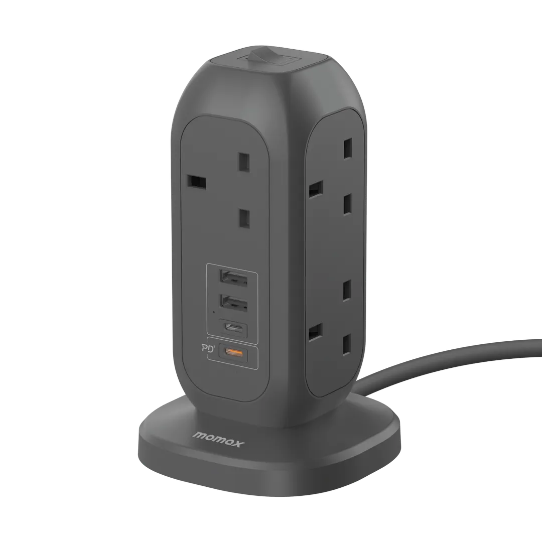 OnePlug 7-Outlet Power Strip With USB-3
