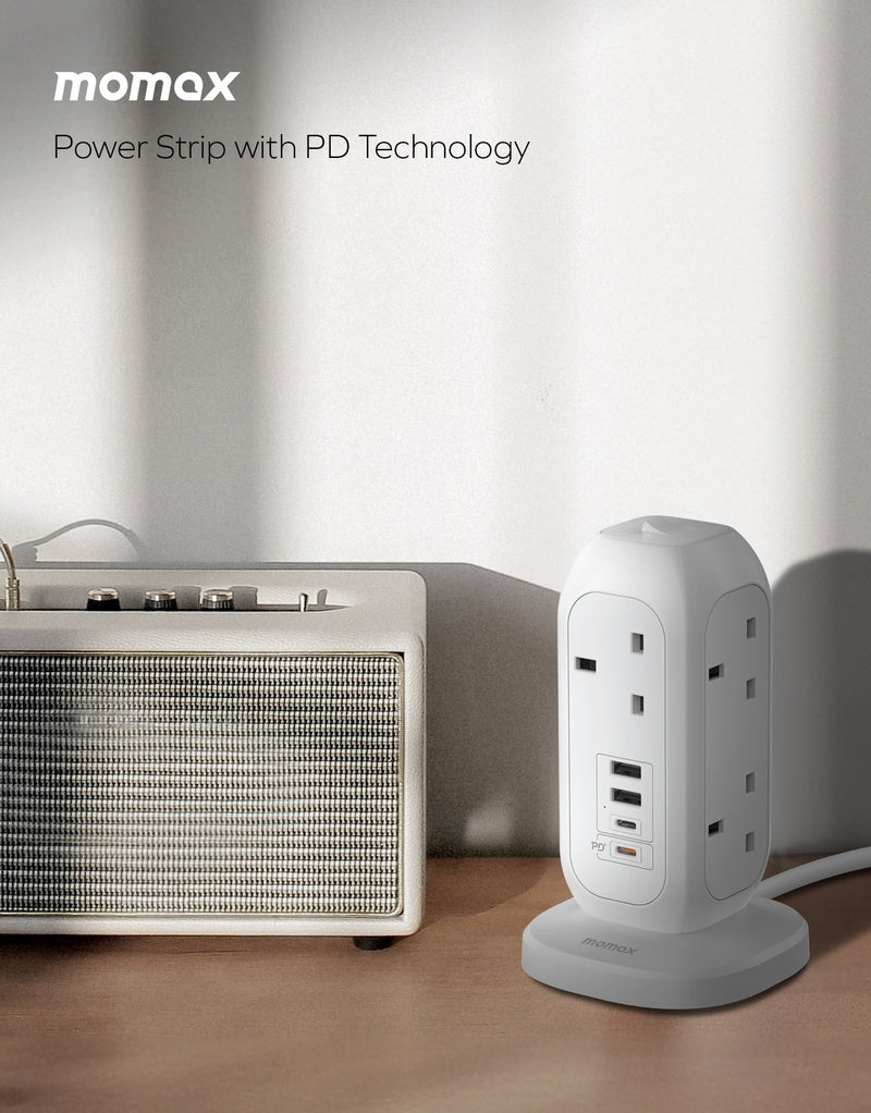 OnePlug 7-Outlet Power Strip With USB-4