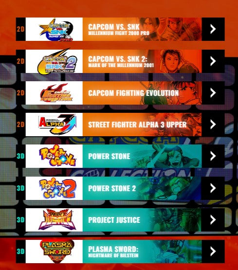 NS/ PS4 Capcom Fighting Collection 2-4