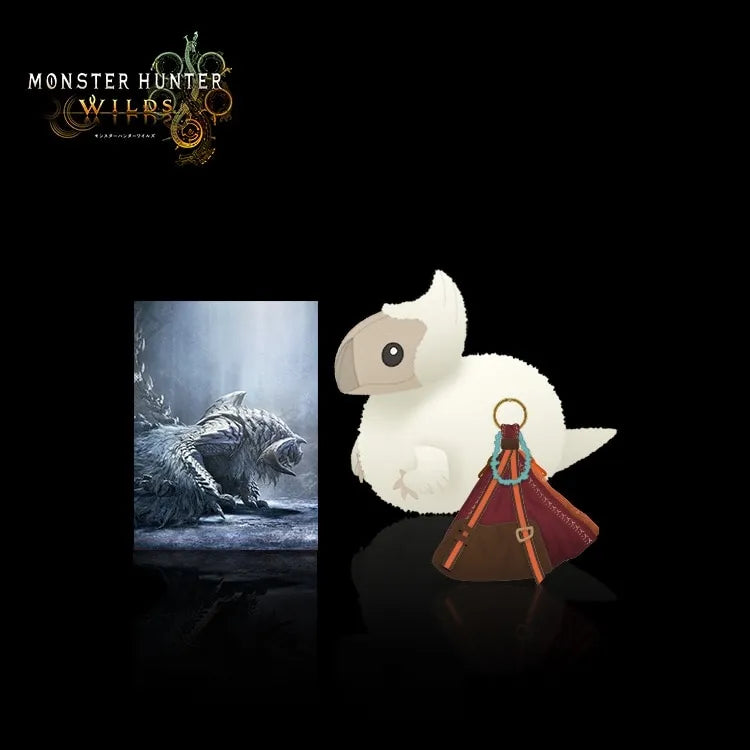 Monster Hunter Wilds Plush + Pouch + Steelbook Bundle-1