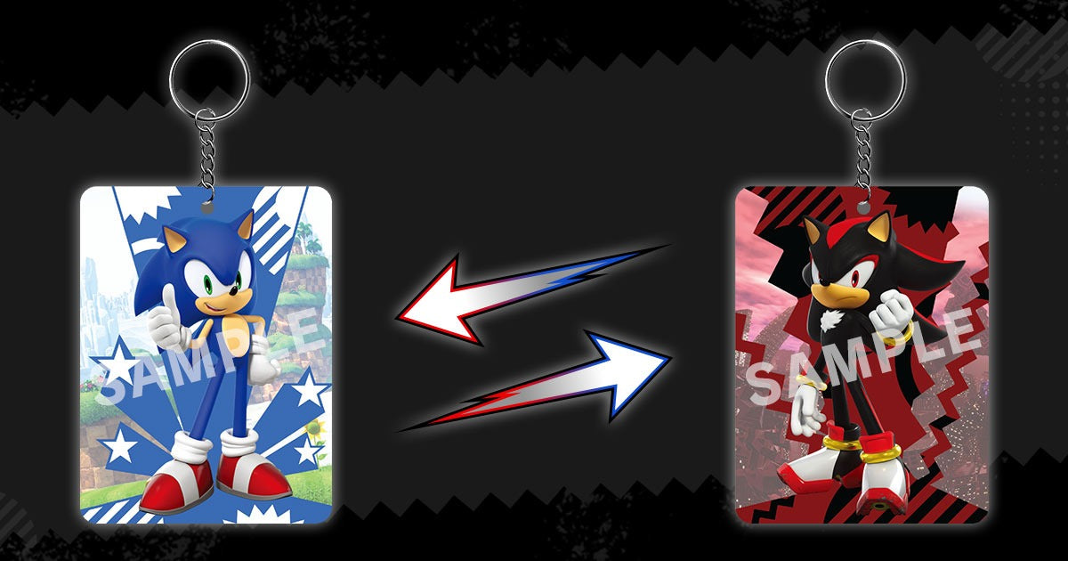 索尼克 X Shadow Generations 特典 光栅变图钥匙扣-1
