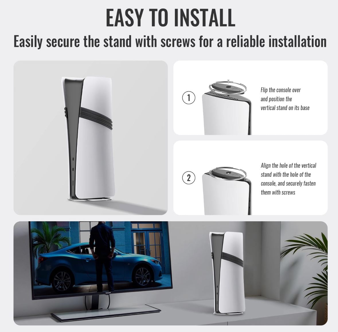 Universal Vertical Stand for PS5 Pro/ Slim-5