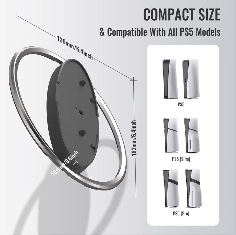 Universal Vertical Stand for PS5 Pro/ Slim-7