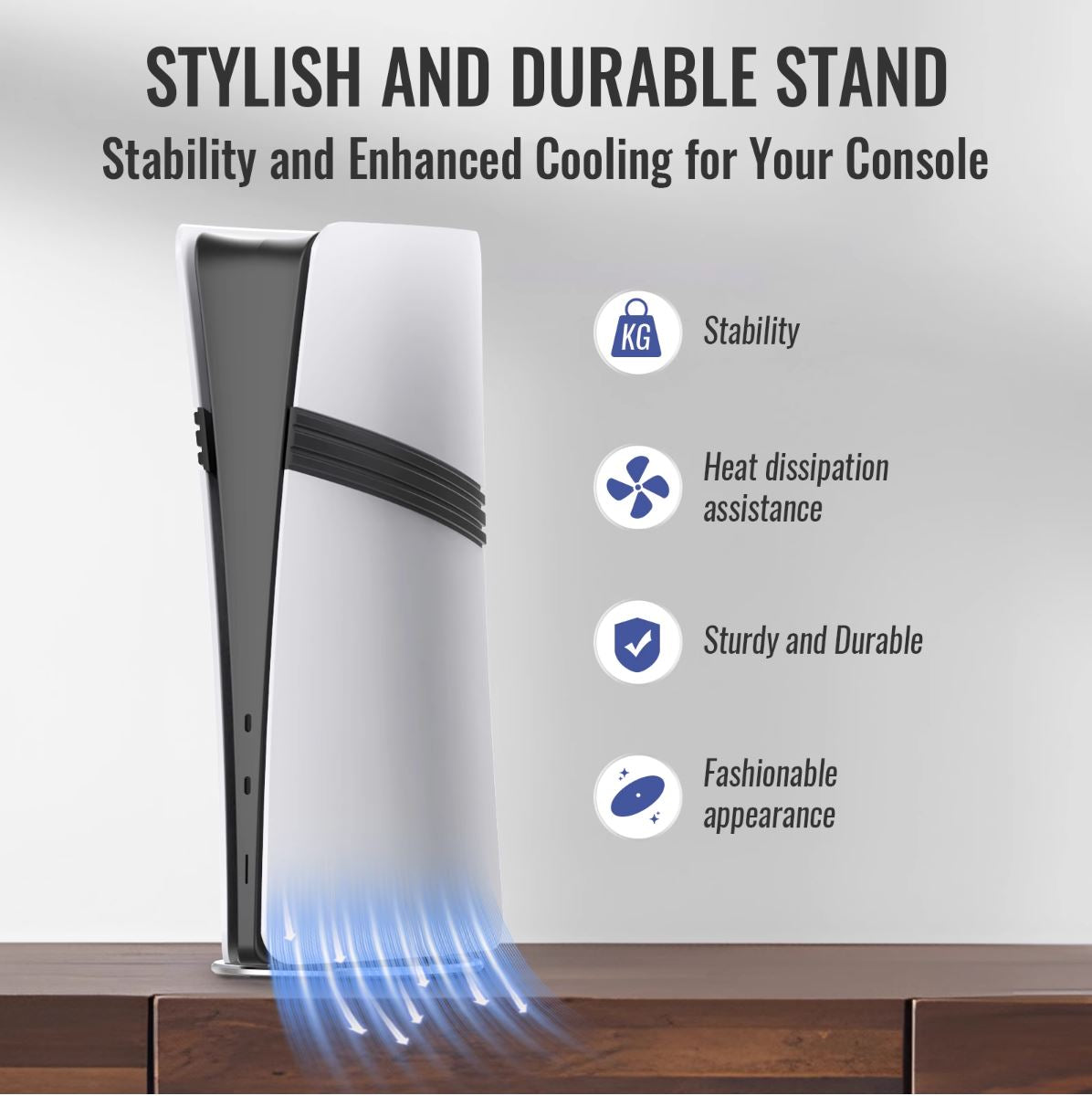 Universal Vertical Stand for PS5 Pro/ Slim-6