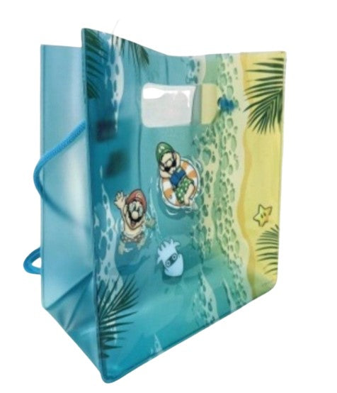 Super Mario Summer Design Clear Side Bag-2