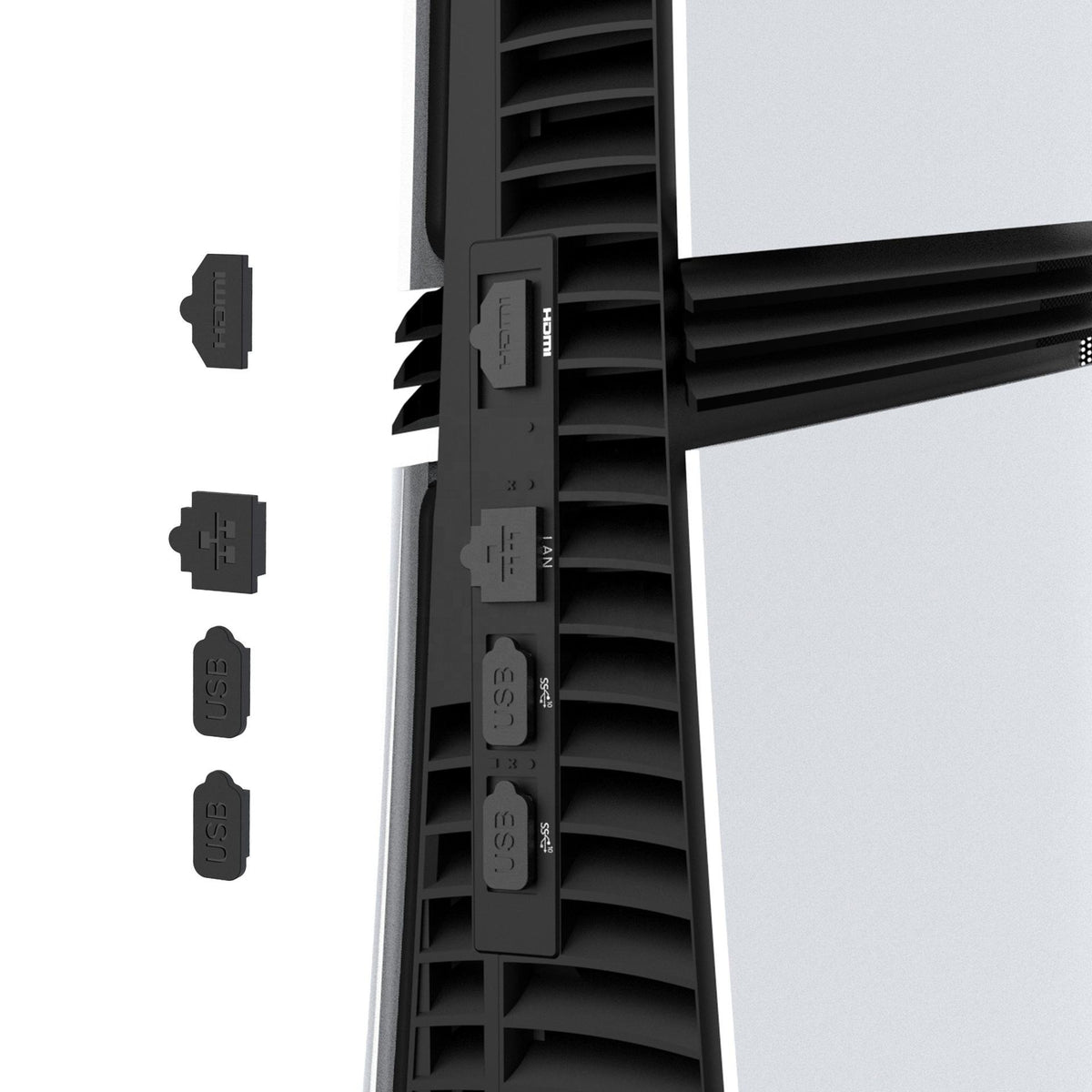 PS5  Pro 主机用防尘滤网 & 防尘塞 (套装)-4