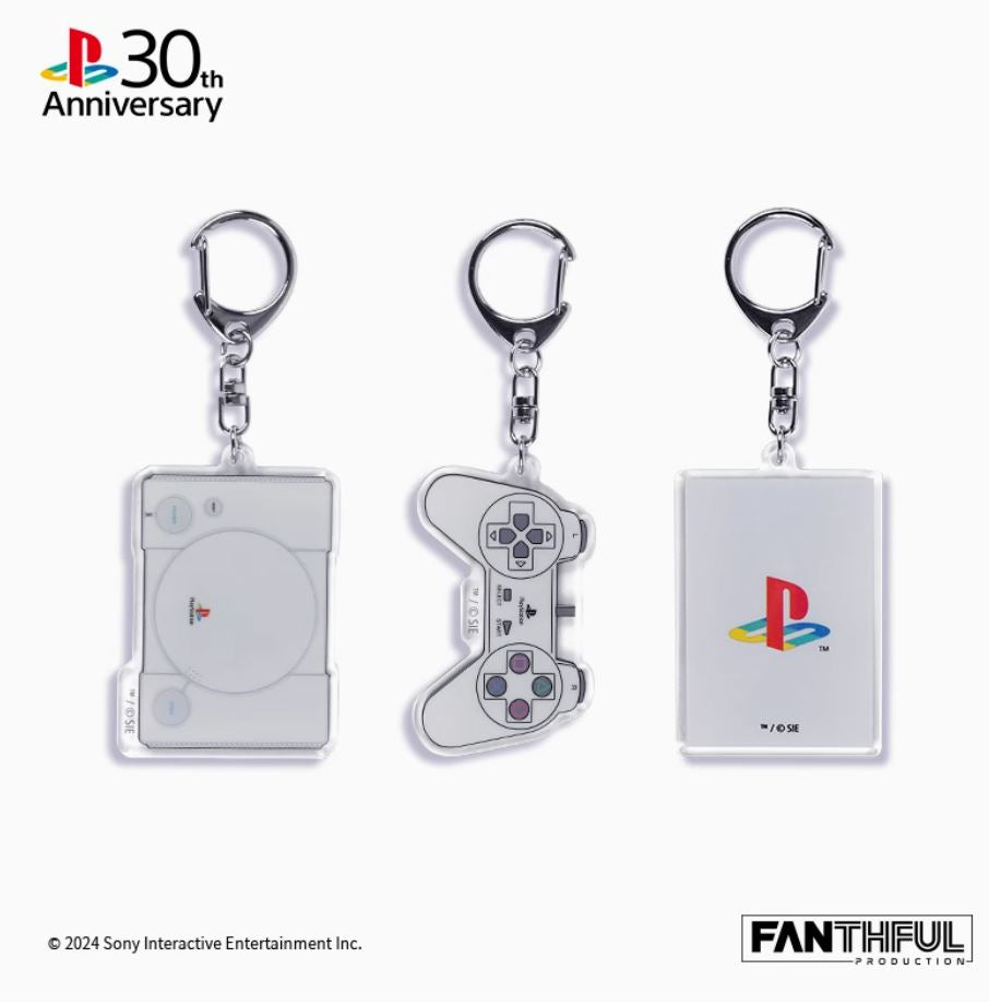 PlayStation 30th Anniversary Acrylic Keychain (Full Set)