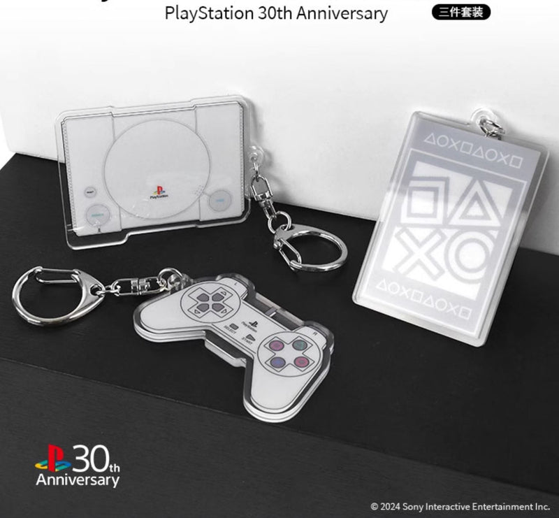 PlayStation 30周年PS游戏机造型亚克力钥匙扣 (全套)-3
