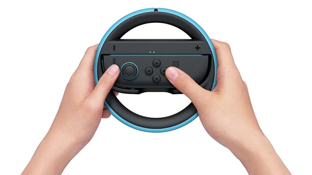 Official Joy-Con 2 Wheel Handle Set (Red/ Blue)-3
